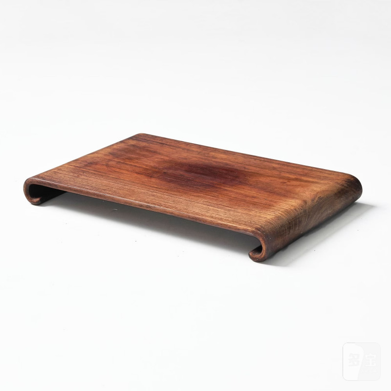A hardwood scroll end stand, - 图3